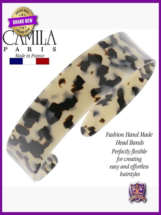 Handmade French Headband No Slip Grip Strong Hold Flexible Hair Band Women main image 7